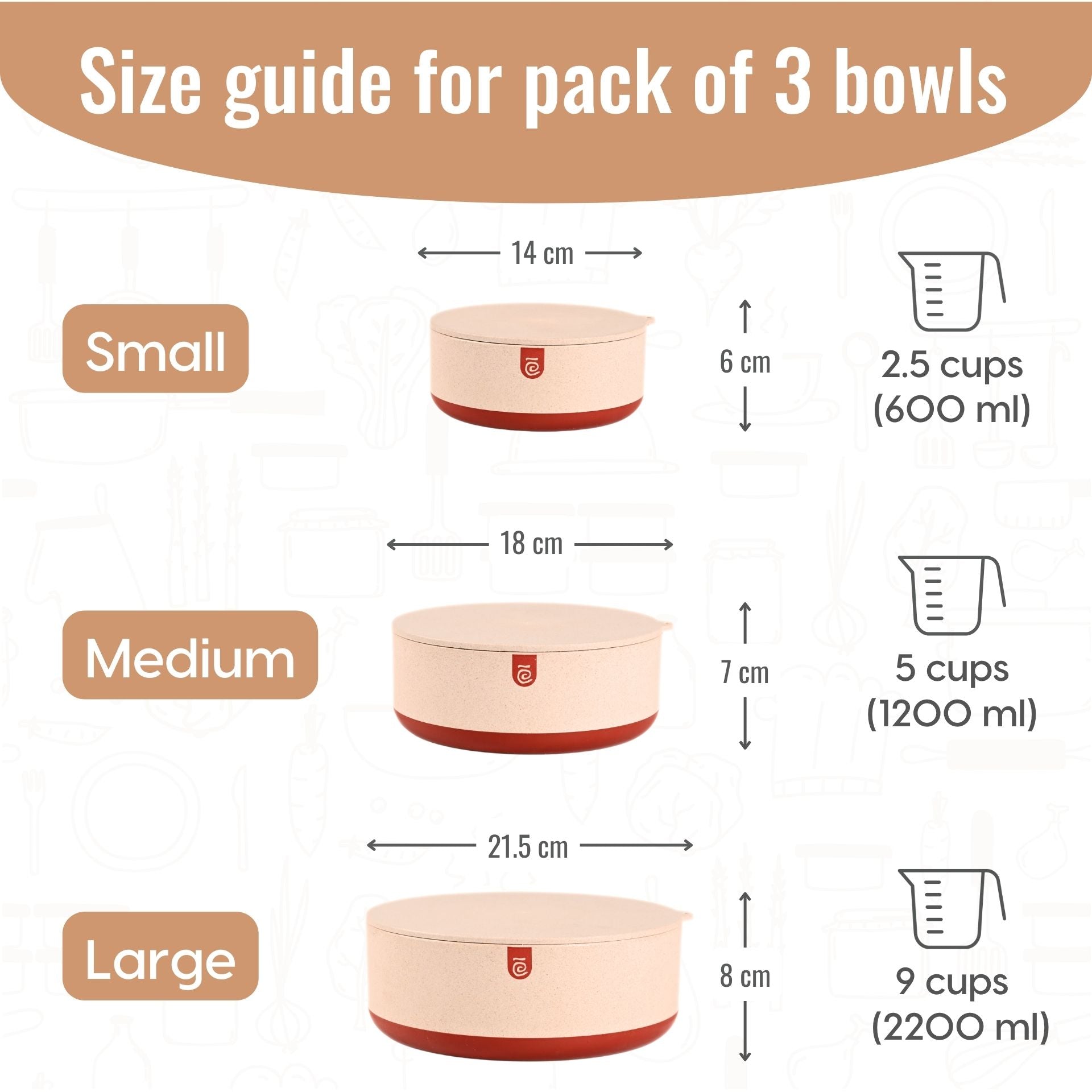 TERRACO STORAGE SET-Alle 3 Größen