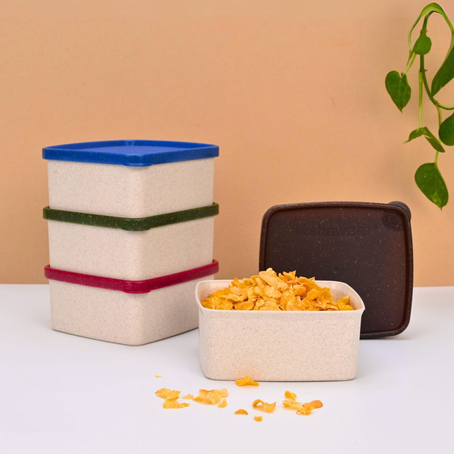 Ecosnack with lid 500 ml