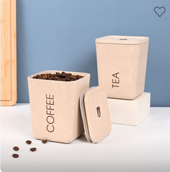 Square Canister Small 800ml - Tea